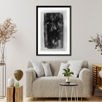 Historic Framed Print, The Forest of Fontainebleau, Winter,  17-7/8" x 21-7/8"