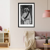 Historic Framed Print, Jose Antonio Maceo, 1846-1896,  17-7/8" x 21-7/8"