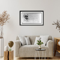 Historic Framed Print, Joel Chandler Harris, 1848-1948, bust, facing left,  17-7/8" x 21-7/8"