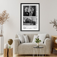 Historic Framed Print, William McKinley (and wife),  17-7/8" x 21-7/8"