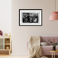 Historic Framed Print, Going to the Pantomime Matinee,  17-7/8" x 21-7/8"