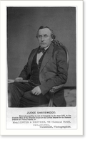 Judge Sharswood, Historic Print