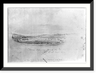 Horse-slaughter camp on the Spokane River, 8th, 9th, 10th Sept. 1858; nine hundred horses here captured and shot, Vintage Print