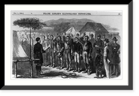 Grant's campaign - administering the oath of allegiance to Rebel prisoneres near Dutch Gap, Antique Poster