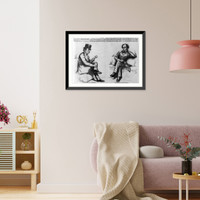 The Right Hon. W.E. Gladstone and the Right Hon. Benjamin Disraeli, Vintage Print