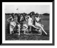 Historic Framed Print, Keeping cool on the golf course,  17-7/8" x 21-7/8"
