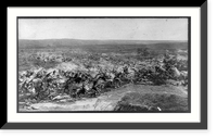 Scenes from Custer's Last Fight in Boston Cyclorama Co. - 4, Antique Print