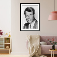 Historic Framed Print, Robert F. Kennedy, 1925-1968,  17-7/8" x 21-7/8"