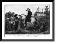 Washington at Mount Vernon 1797: agriculture is the most healthy, the most useful, and the most noble employment of man.. Washington, Vintage Poster