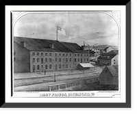 Libby Prison, Richmond, Va..sketched by W.C. Schwartzburg, Co. A, 24th Wis. Vols. ; lith. by E. Sachse & Co., Baltimore, Antique Poster
