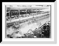 Historic Framed Print, Start of Vanderbilt Cup Race,  17-7/8" x 21-7/8"