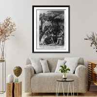 The Indians delivering up the English captives to colonel bouquet, Antique Wall Art