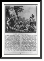 Historic Framed Print, Mort de Montcalm,  17-7/8" x 21-7/8"