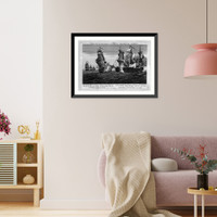 Antique Photo Print - Combat memorable entre le Pearson et Paul