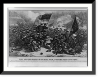 The second battle of Bull Run, fought Augt. 29th 1862, Vintage Poster