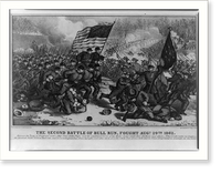 The second battle of Bull Run, fought Augt. 29th 1862, Vintage Poster