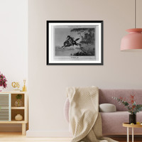 Historic Framed Print, McColloch's leap,  17-7/8" x 21-7/8"