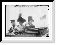 Historic Framed Print, President Montt and wife,  17-7/8" x 21-7/8"