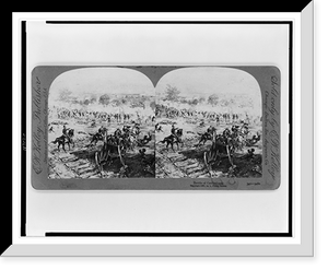 Historic Framed Print, Battle of Gettysburg,  17-7/8" x 21-7/8"