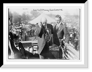 Historic Framed Print, Gov. Fort opening aero carnival,  17-7/8" x 21-7/8"