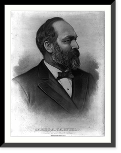 Vintage Americana Print - James A. Garfield - Great Gift for History Buffs