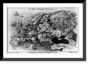 Das heutige Europa.T.B, Vintage Print