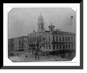 Historic Framed Print, [City hall, New York],  17-7/8" x 21-7/8"