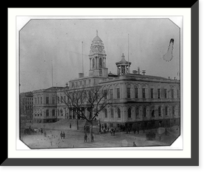 City hall, New York, Antique Poster