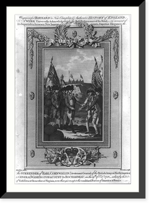 The surrender of Earl Cornwallis (Lieutenant-General of the British Army in North America) to General Washington & Count DeRochambeau, on the 19th of Octr, Vintage Wall Art