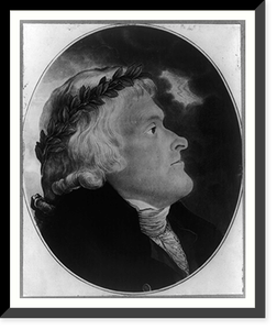 Thomas Jefferson, a philosopher, a patriote sic, and a friend.dessin&eacute; par son ami Tad&eacute;e Kosciuszko et grav&eacute; par Ml. Sokolnicki, Vintage Wall Art