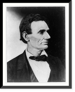 Abraham Lincoln, presidential candidate, half-length portrait, facing right - 4, Antique Wall Art