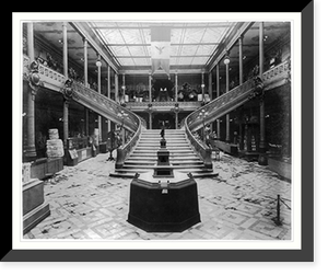 Vintage Building Photo - World's Fairs - Interior view, 1889