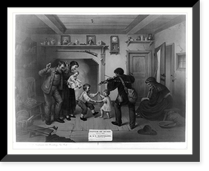 Power of music.chromo. of Duval & Hunter, Philadelphia ; Jas. F. Queen after A. Durcks. Classic, Antique Print