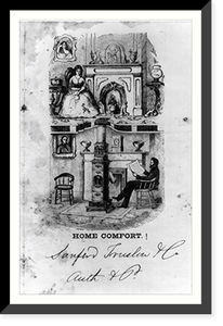 Historic Framed Print, Home Comfort,  17-7/8" x 21-7/8"