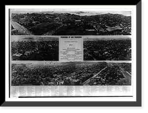 Panorama of San Francisco from California Street - Hill.Muybridge, hoto., Morse's Gallery, San Francisco, Vintage Print