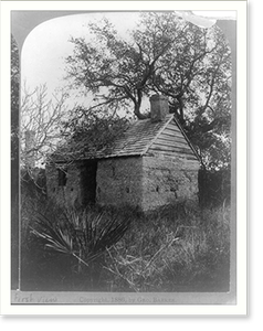 Historic Landscape - Niagara Falls - Florida. ruins of the slave cabins