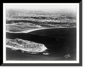 Pt. Loma, North Island and San Diego - Aerial, Vintage Poster