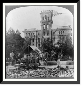 Antique City View - San Francisco - Earthquake and Fire, 1906