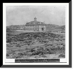 Ladies' Protection and Relief Society Building - Franklin Street from the West, San Francisco, Historic Print