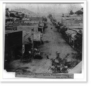 Antique Architecture - Washington Street, Sonora