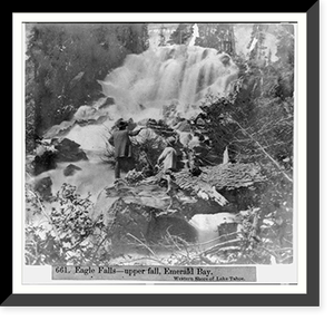 Antique Scenic Print - Eagle Falls - Vintage Wall Art Gift