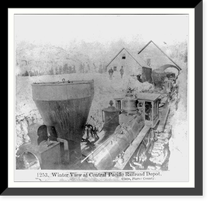 Historic Railroad - Railroads & Depots - Winter view at Central Pacific