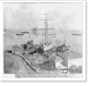Vintage Building Photo - San Francisco - Ship Building, South Beach