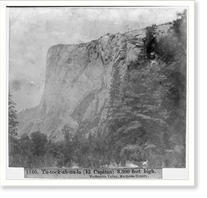 Vintage Landscape - Yosemite - Tu-tock-ah-nu-la (El Capitan)