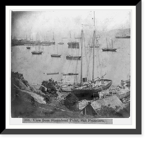 View from Steamboat Point, San Francisco Classic, Vintage Print