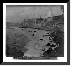 Fort Point, Golden Gate, San Francisco Classic, Antique Wall Art