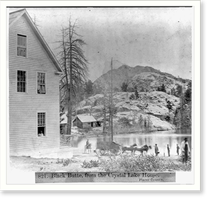 Antique Architecture - Black Butte, from the Crystal Lake House