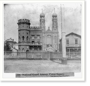 Historic Street Photo - San Francisco - National Guard Armory