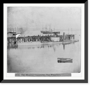 The Monitor CAMANCHE, San Francisco, Vintage Wall Art