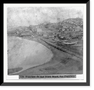 Francisco Street and North Beach - San Francisco, Vintage Print